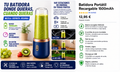 Batidora Portátil Recargable 1500mAh